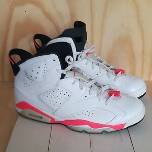 2013 Mens Nike Air Jordan Retro 6 "White Infrared 2014" Shoes! Size 13